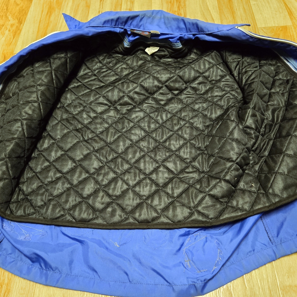 Blue Patchwork Men's Jacket - image 7